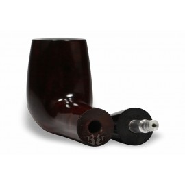Cachimbo Bertoldi Elite Bordô com Filtro Permanente